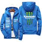 Kawasaki logo racing team jacket waterproof and windproof men's sportswear fashionable men's outdoor activities fashionable